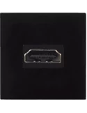  AUDAC CP45HDM-B Faceplate 45x45 - HDMI Black|MusicGoodDeal 