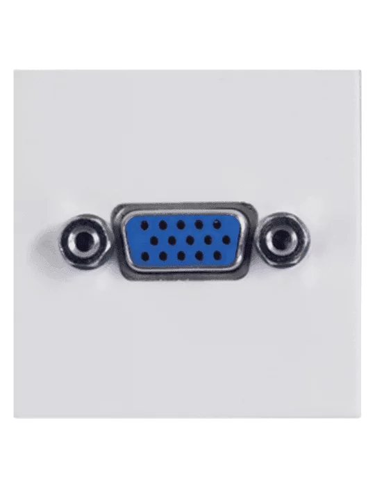  AUDAC CP45VGA-W Faceplate 45x45 - SVGA White|MusicGoodDeal 