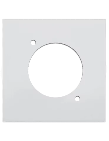 AUDAC CP45DSZ-W Faceplate 45x45 - D-Size White|MusicGoodDeal 