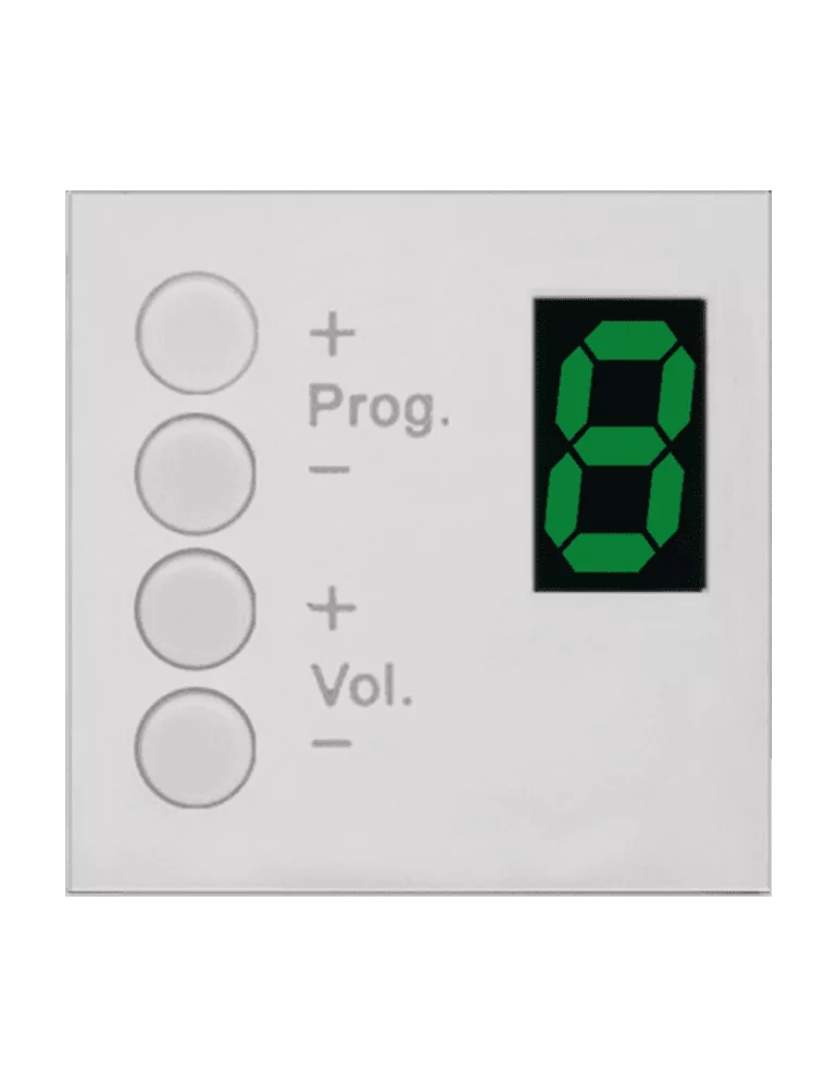  AUDAC DW4018-W Paneles de control - Panel de control de pared de 8 zonas para Bticino White|MusicGoodDeal 