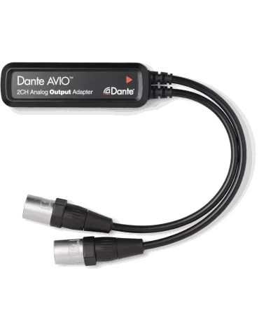 DANTE ADP-DAO-AU-0X2 Dante to 2 audio outputs adapter|MusicGoodDeal 