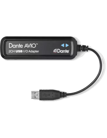  DANTE ADP-USB-AU-2X2 Dante-USB adapter - 2 I/O channels|MusicGoodDeal 