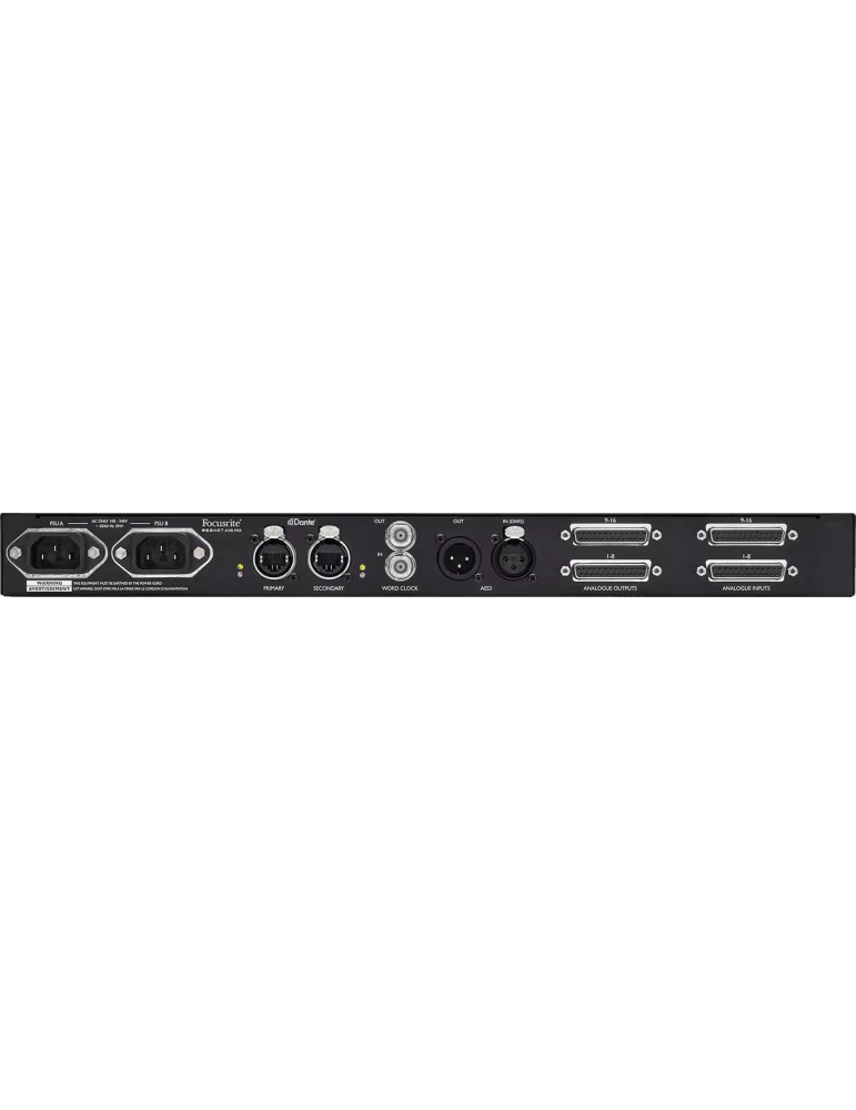  FOCUSRITE PRO REDNET-A16R-MK2 REDNET - Convertidor de 16 canales AN/NA|MusicGoodDeal 