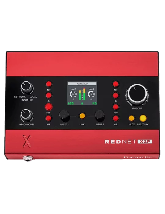  FOCUSRITE PRO REDNET-X2P REDNET - Desktop Dante 2x2|MusicGoodDeal 