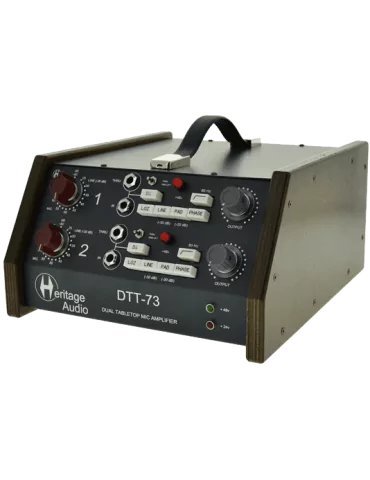  HERITAGE AUDIO DTT-73   Dual Mic Preamp - DI - Tabletop|MusicGoodDeal 