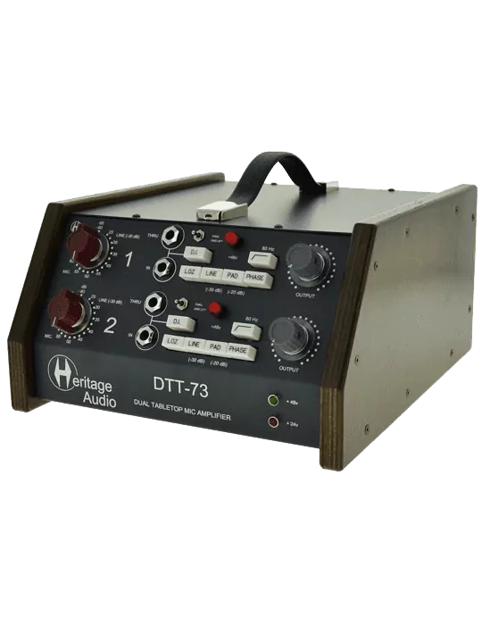  HERITAGE AUDIO DTT-73   Dual Mic Preamp - DI - Tabletop|MusicGoodDeal 