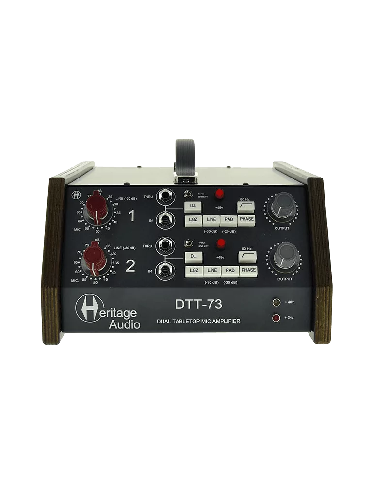  HERITAGE AUDIO DTT-73   Dual Mic Preamp - DI - Tabletop|MusicGoodDeal 