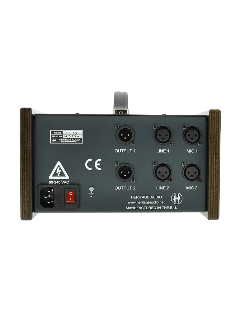  HERITAGE AUDIO DTT-73   Dual Mic Preamp - DI - Tabletop|MusicGoodDeal 