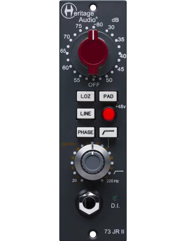  HERITAGE AUDIO 73JRII   Microphone Preamp - DI - Format 500|MusicGoodDeal 