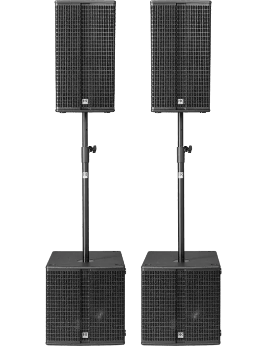  HK AUDIO L3PACK-COMPACT Complete systems - Amplified kit for 300 people|MusicGoodDeal 