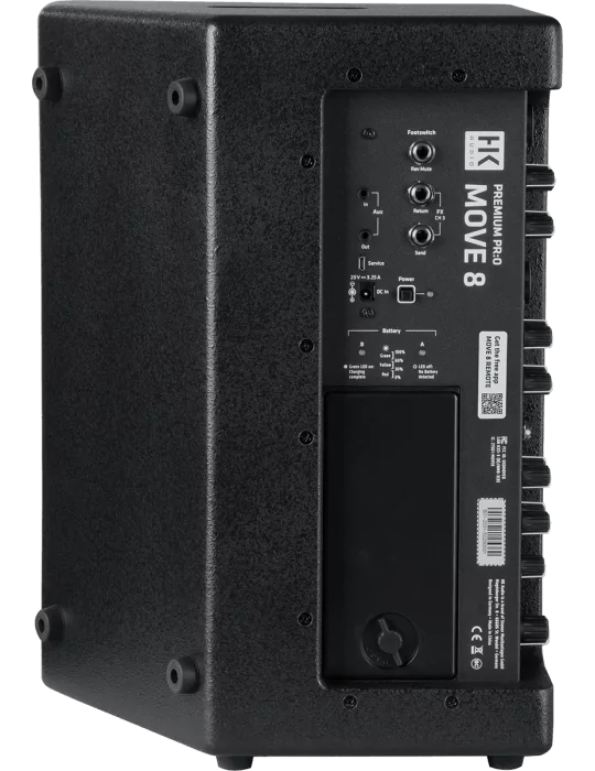  HK AUDIO MOVE8 Altavoz a pilas - amplificador de 2 vías de 8"/1" de 60W versátil|MusicGoodDeal 