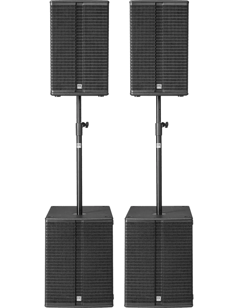  HK AUDIO L3PACK-BASS Complete Systems - Amplified Kit for 250 people|MusicGoodDeal 