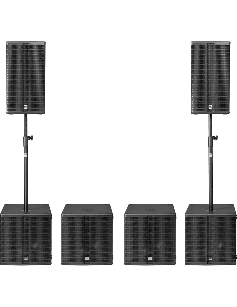  HK AUDIO L3PACK-PERFORM Complete systems - Amplified kit for 500 people.|MusicGoodDeal 