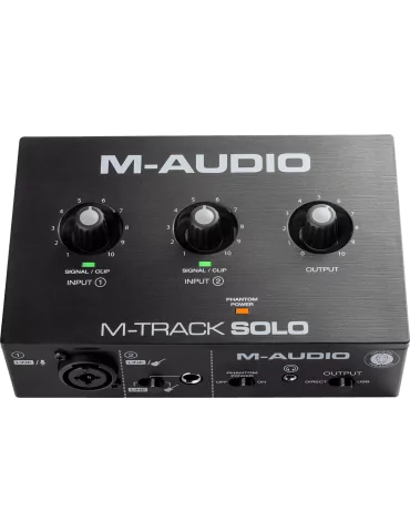  M-AUDIO MTRACK-SOLO 2 channels, 1 combo input + instrument/line jack input|MusicGoodDeal 