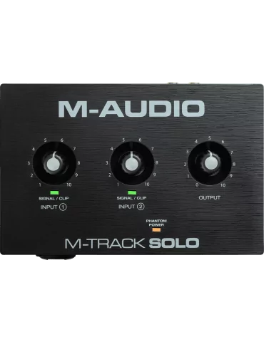  M-AUDIO MTRACK-SOLO 2 channels, 1 combo input + instrument/line jack input|MusicGoodDeal  2