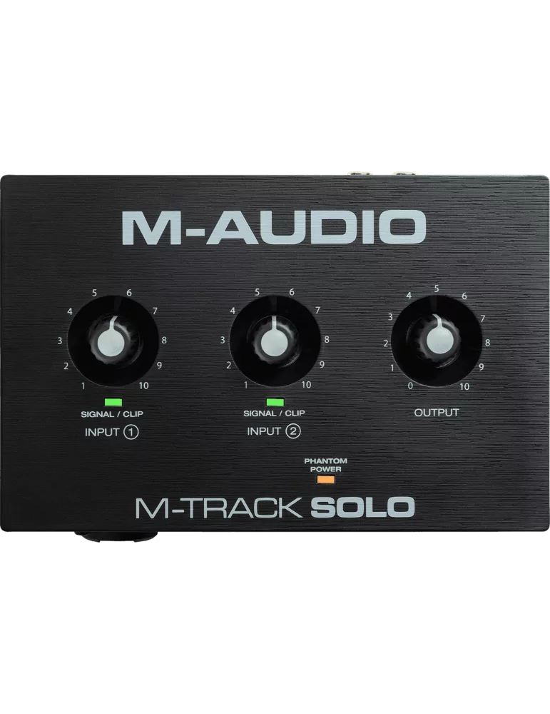  M-AUDIO MTRACK-SOLO 2 canales, 1 entrada combo + entrada de instrumento/línea|MusicGoodDeal 