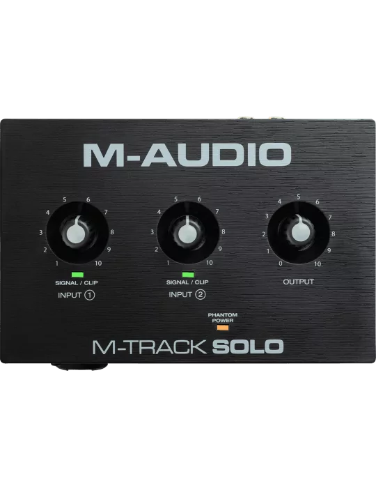  M-AUDIO MTRACK-SOLO 2 canales, 1 entrada combo + entrada de instrumento/línea|MusicGoodDeal 
