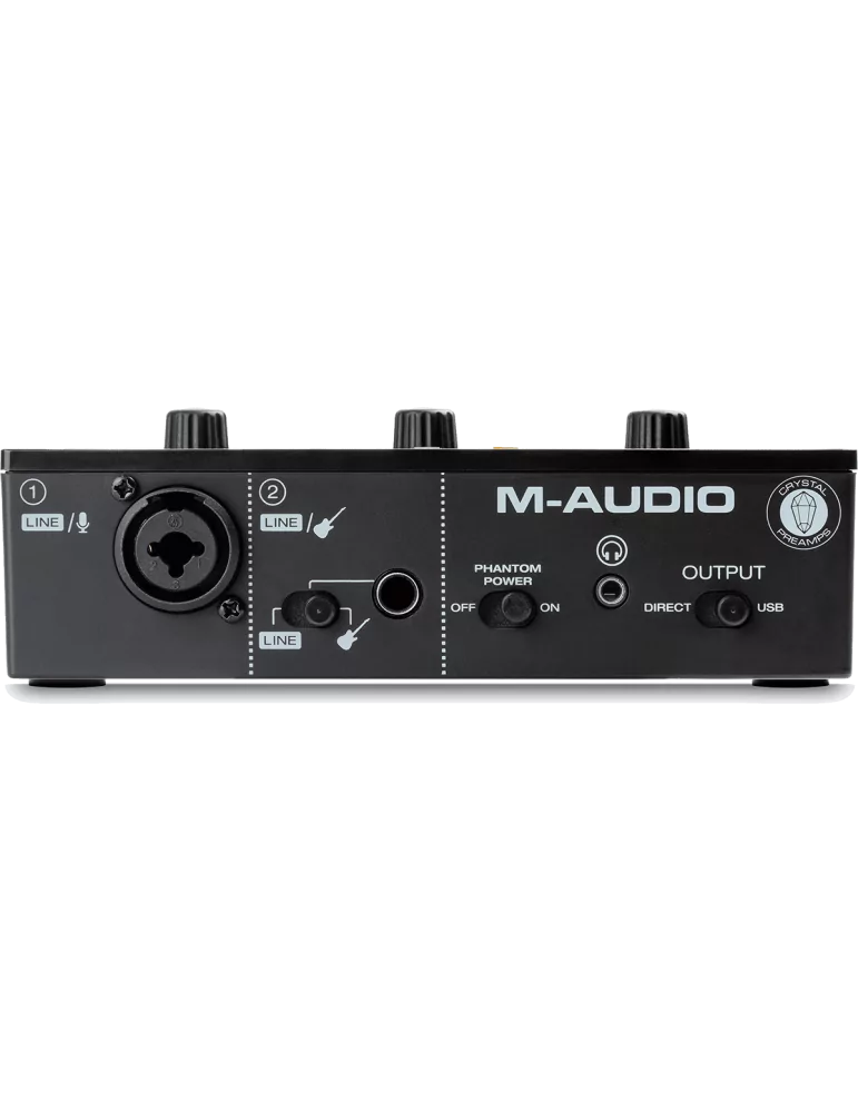  M-AUDIO MTRACK-SOLO 2 canales, 1 entrada combo + entrada de instrumento/línea|MusicGoodDeal 