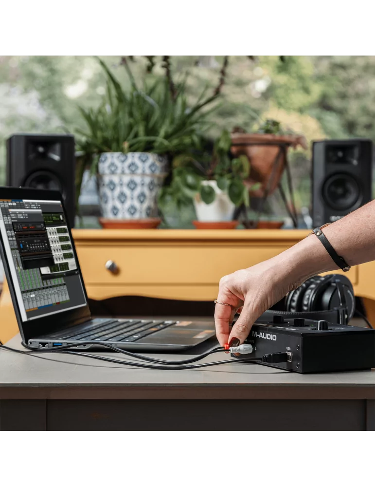  M-AUDIO MTRACK-SOLO 2 canales, 1 entrada combo + entrada de instrumento/línea|MusicGoodDeal 