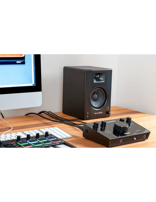  M-AUDIO BX4D4-BT 2-way 4.5" 120W Bluetooth (pair)|MusicGoodDeal 