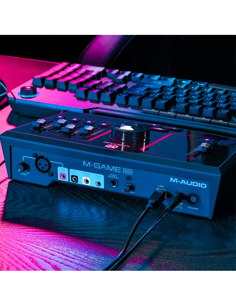 M-GAME -SOLO Juego/streaming USB 1 XLR|MusicGoodDeal 