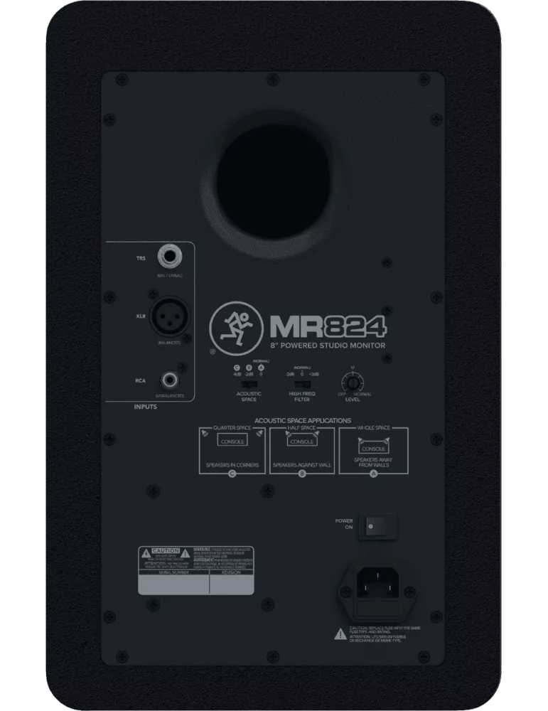  MACKIE MR824 8" 65W RMS (the unit)|MusicGoodDeal 