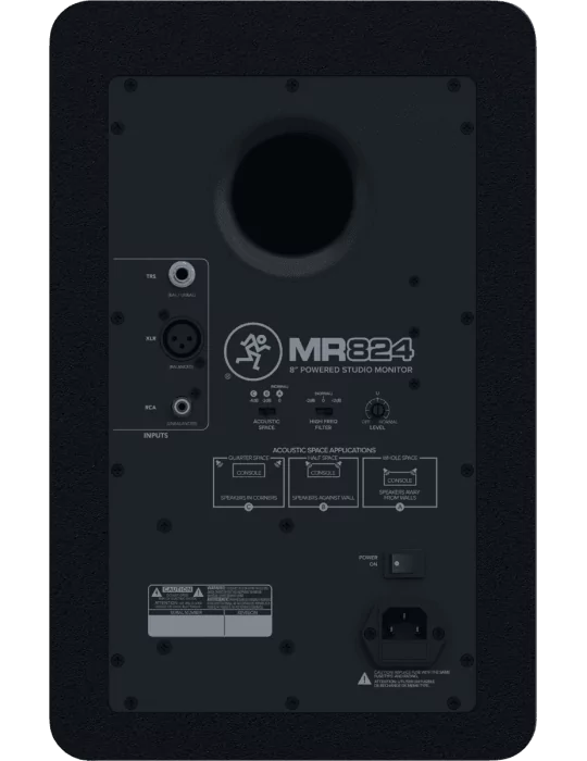  MACKIE MR824 8" 65W RMS (the unit)|MusicGoodDeal 