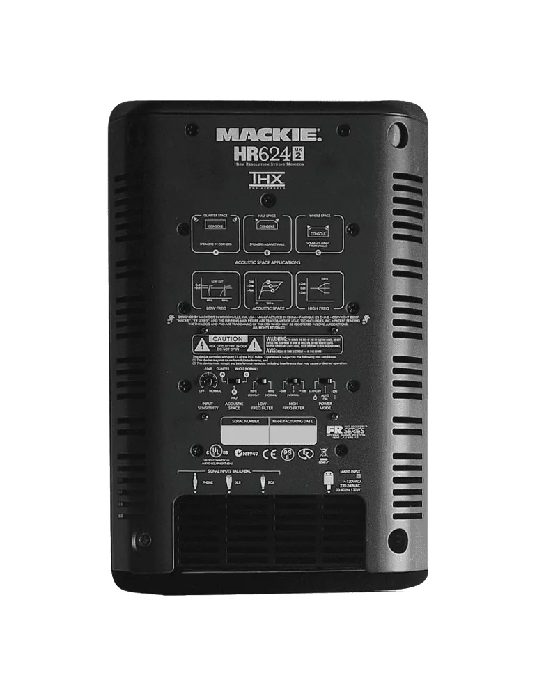  MACKIE HR624MK2 Active bi-amp. 140W 6,5" (the unit)|MusicGoodDeal 