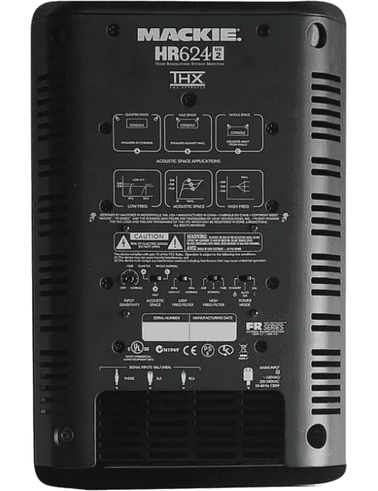  MACKIE HR624MK2 Active bi-amp. 140W 6,5" (the unit)|MusicGoodDeal 