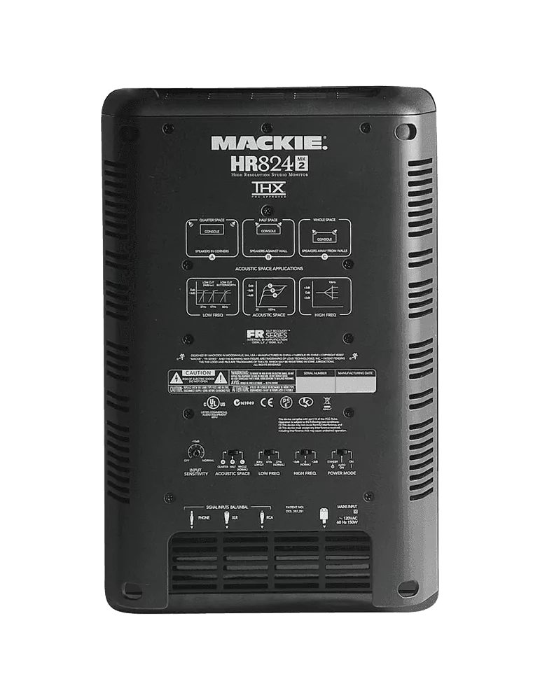  MACKIE HR824MK2 Active bi-amp. 250W 8" (the unit)|MusicGoodDeal 
