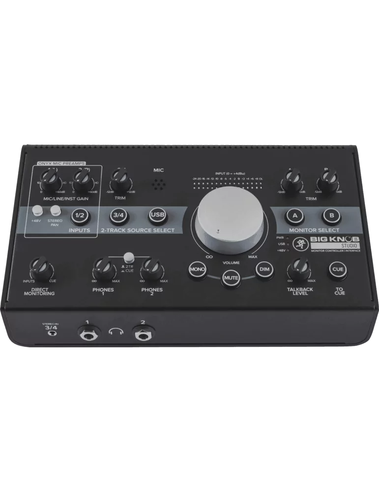  MACKIE BIGKNOB-STUDIO USB 3 entradas 2 salidas 24 bit/96 kHz|MusicGoodDeal 
