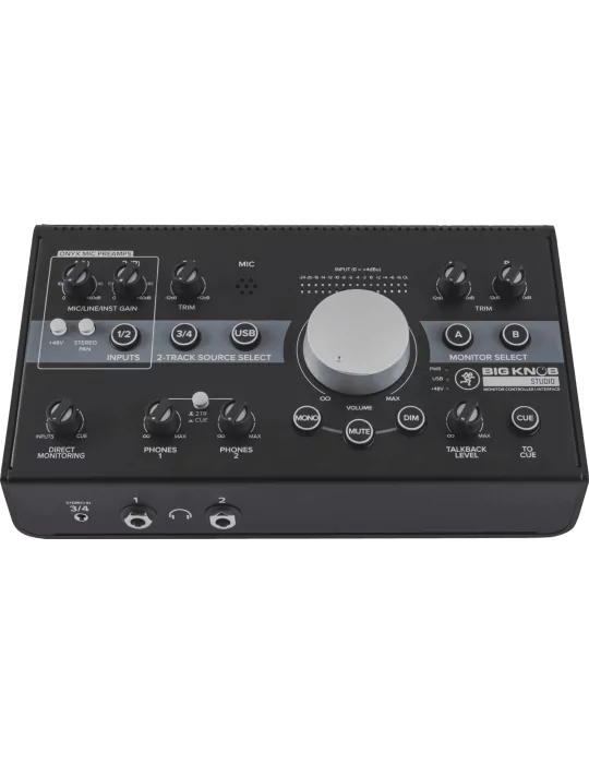  MACKIE BIGKNOB-STUDIO USB 3 entradas 2 salidas 24 bit/96 kHz|MusicGoodDeal 