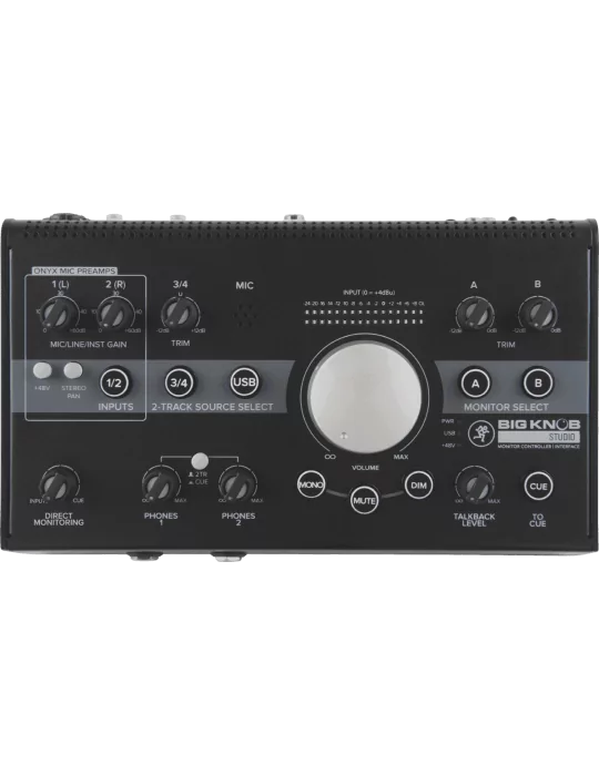  MACKIE BIGKNOB-STUDIO USB 3 entradas 2 salidas 24 bit/96 kHz|MusicGoodDeal 