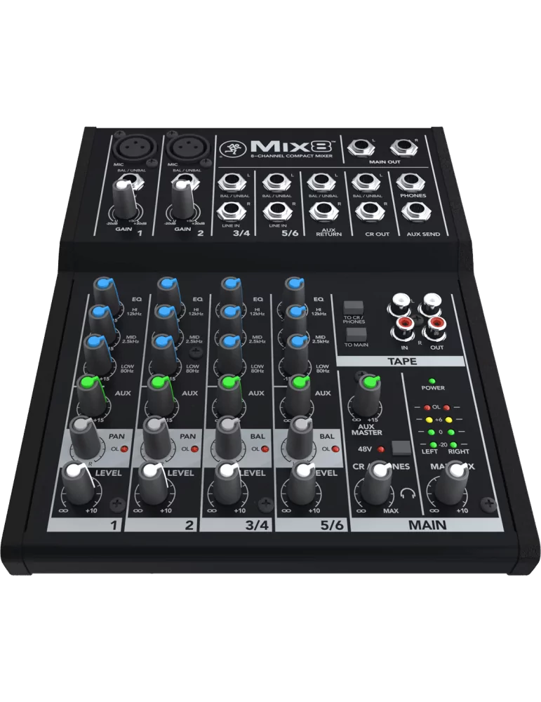  MACKIE MIX8 MIX - Compact 8 channel, 10 input|MusicGoodDeal 