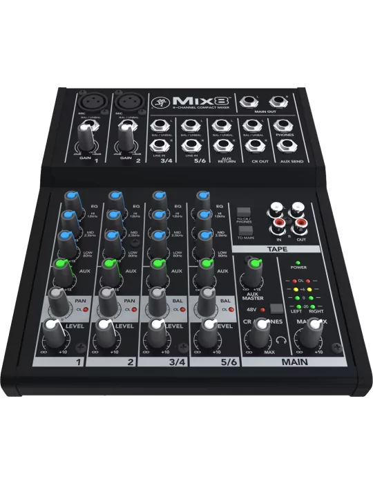  MACKIE MIX8 MIX - Compact 8 channel, 10 input|MusicGoodDeal 
