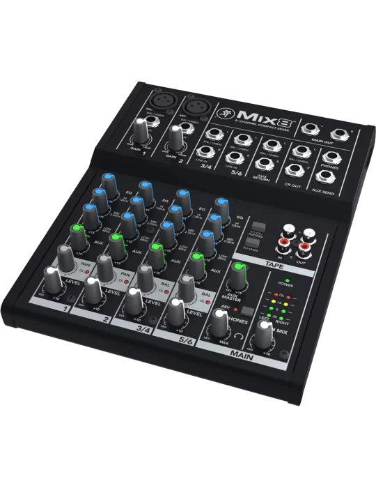 MACKIE MIX8 MIX - Compact 8 channel, 10 input|MusicGoodDeal 