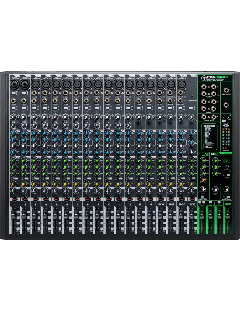  MACKIE PROFX22V3 PROFXV3 - 22 canales USB + efectos|MusicGoodDeal 
