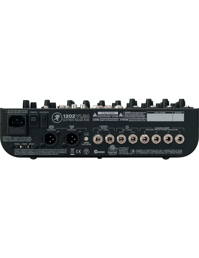  MACKIE 1202-VLZ4 VLZ4 - Compacto de 12 canales|MusicGoodDeal 
