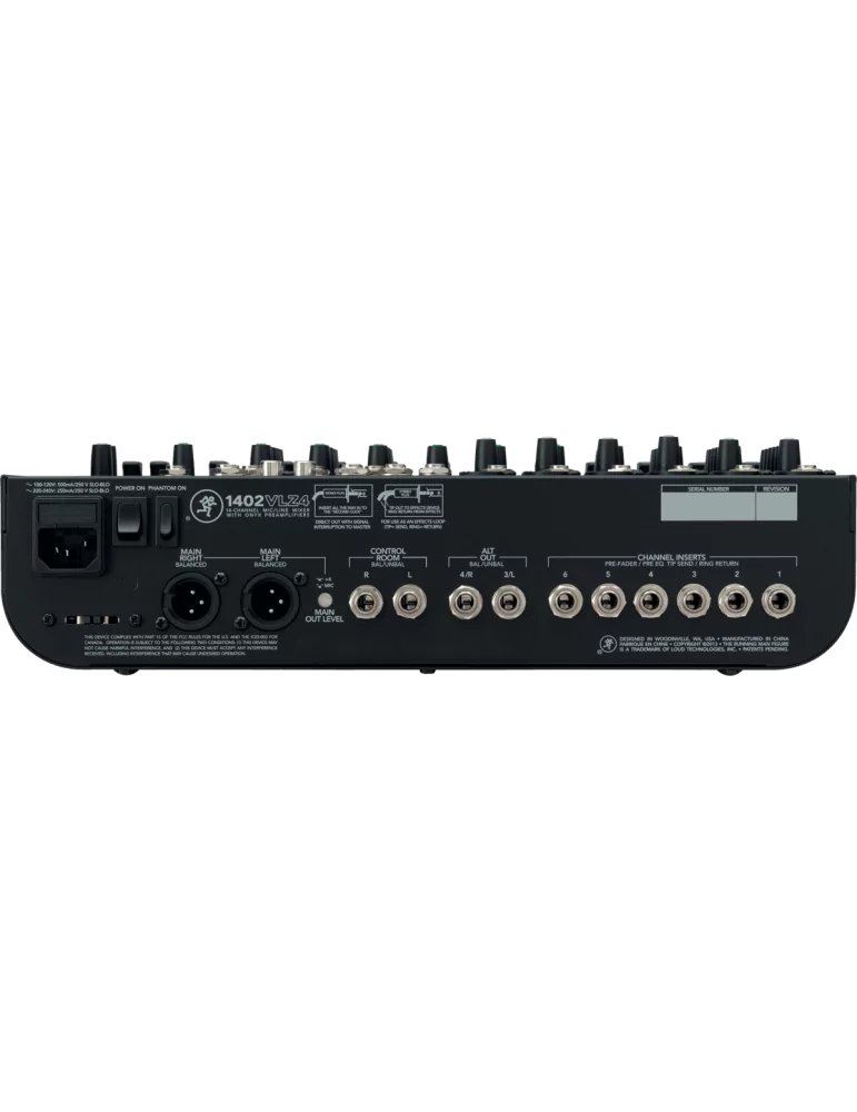  MACKIE 1402-VLZ4 VLZ4 - Compacto de 14 canales|MusicGoodDeal 