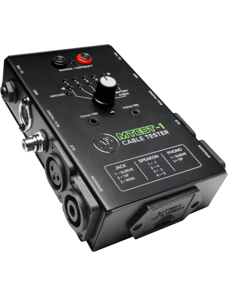  MACKIE MTEST-1 Cable tester|MusicGoodDeal 