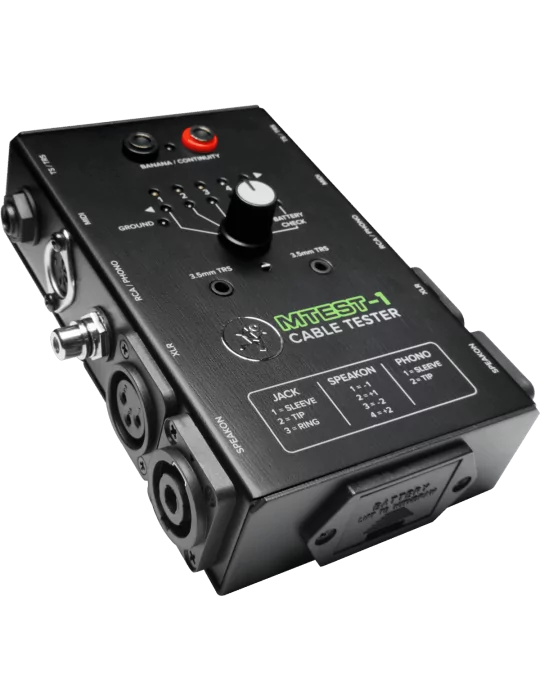  MACKIE MTEST-1 Cable tester|MusicGoodDeal 