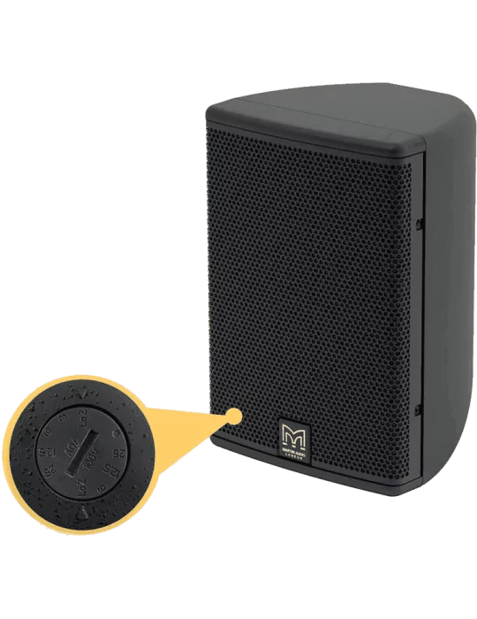  MARTIN AUDIO CDD5BTX-WR Tropicalized speakers - 5"/0.7" switchable coaxial 100v black|MusicGoodDeal 