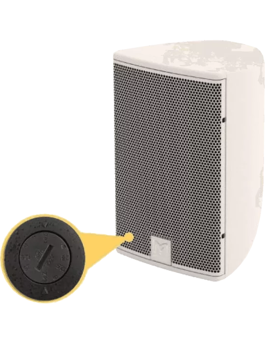  MARTIN AUDIO CDD5WTX-WR Altavoces tropicalizados - Coaxial 5"/0,7" conmutable 100v blanco|MusicGoodDeal 