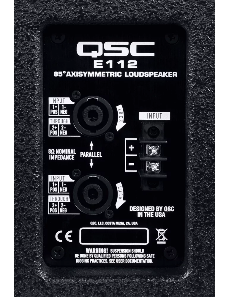  QSC E112 Altavoces - Pasivos de 2 vías 1 x 12" 400W RMS|MusicGoodDeal 