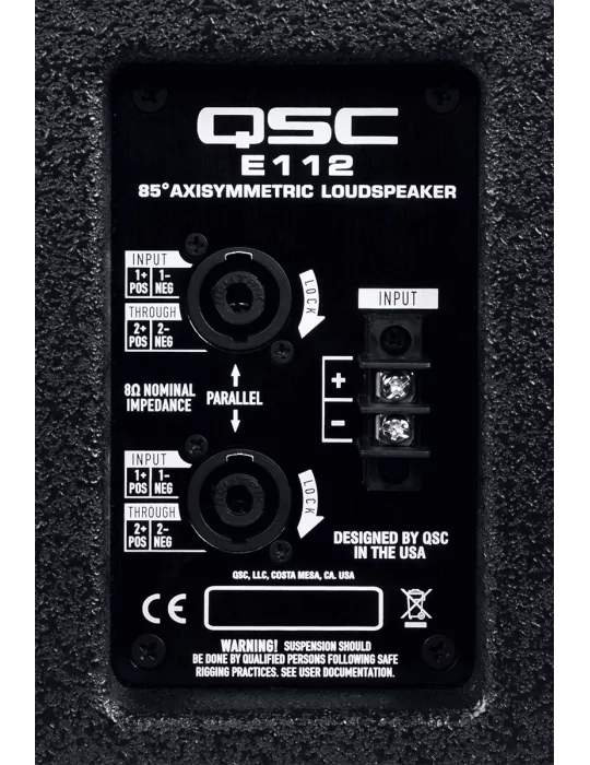  QSC E112 Altavoces - Pasivos de 2 vías 1 x 12" 400W RMS|MusicGoodDeal 