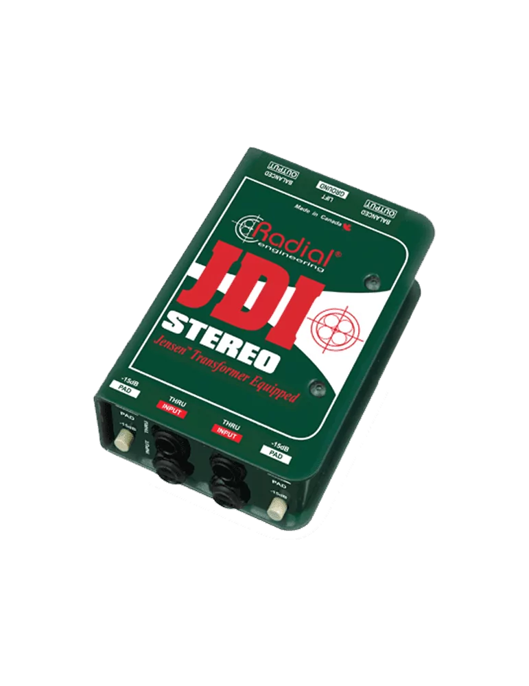 RADIAL ENGINEERING JDI-STEREO Direct boxes - Stereo passive D.I.|MusicGoodDeal 