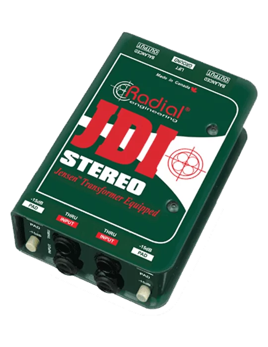  RADIAL ENGINEERING JDI-STEREO Direct boxes - Stereo passive D.I.|MusicGoodDeal 