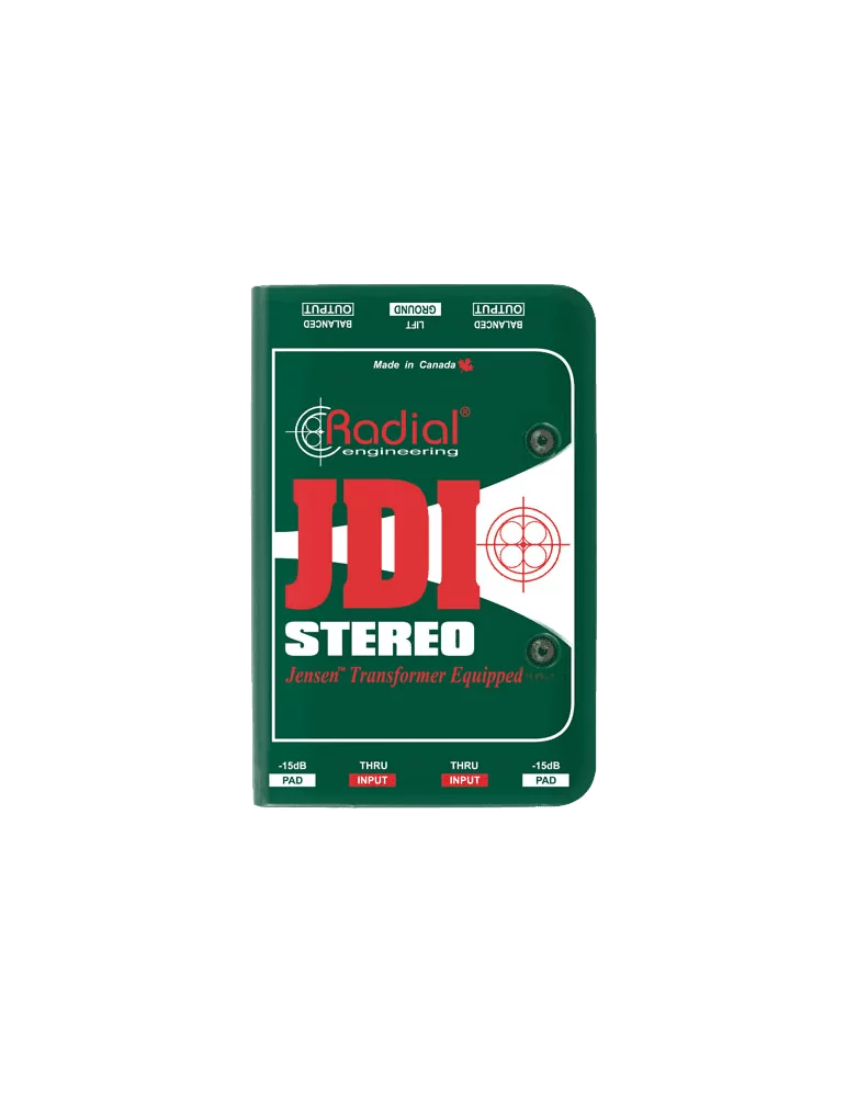  RADIAL ENGINEERING JDI-STEREO Direct boxes - Stereo passive D.I.|MusicGoodDeal 