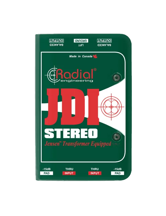  RADIAL ENGINEERING JDI-STEREO Direct boxes - Stereo passive D.I.|MusicGoodDeal 
