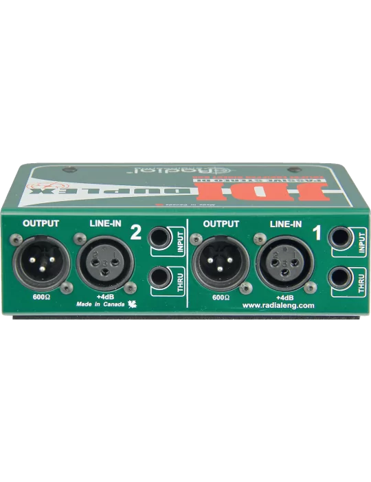 RADIAL ENGINEERING JDI-DUPLEX Direct boxes - 2 channel passive D.I.|MusicGoodDeal 